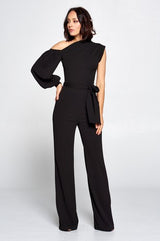 Thea One Shoulder Off Jumpsuit
