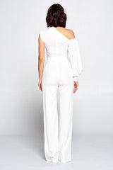 Thea One Shoulder Off Jumpsuit