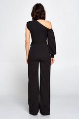 Thea One Shoulder Off Jumpsuit