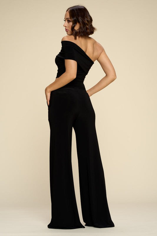 Off-shoulder broekset van Lea-Lise