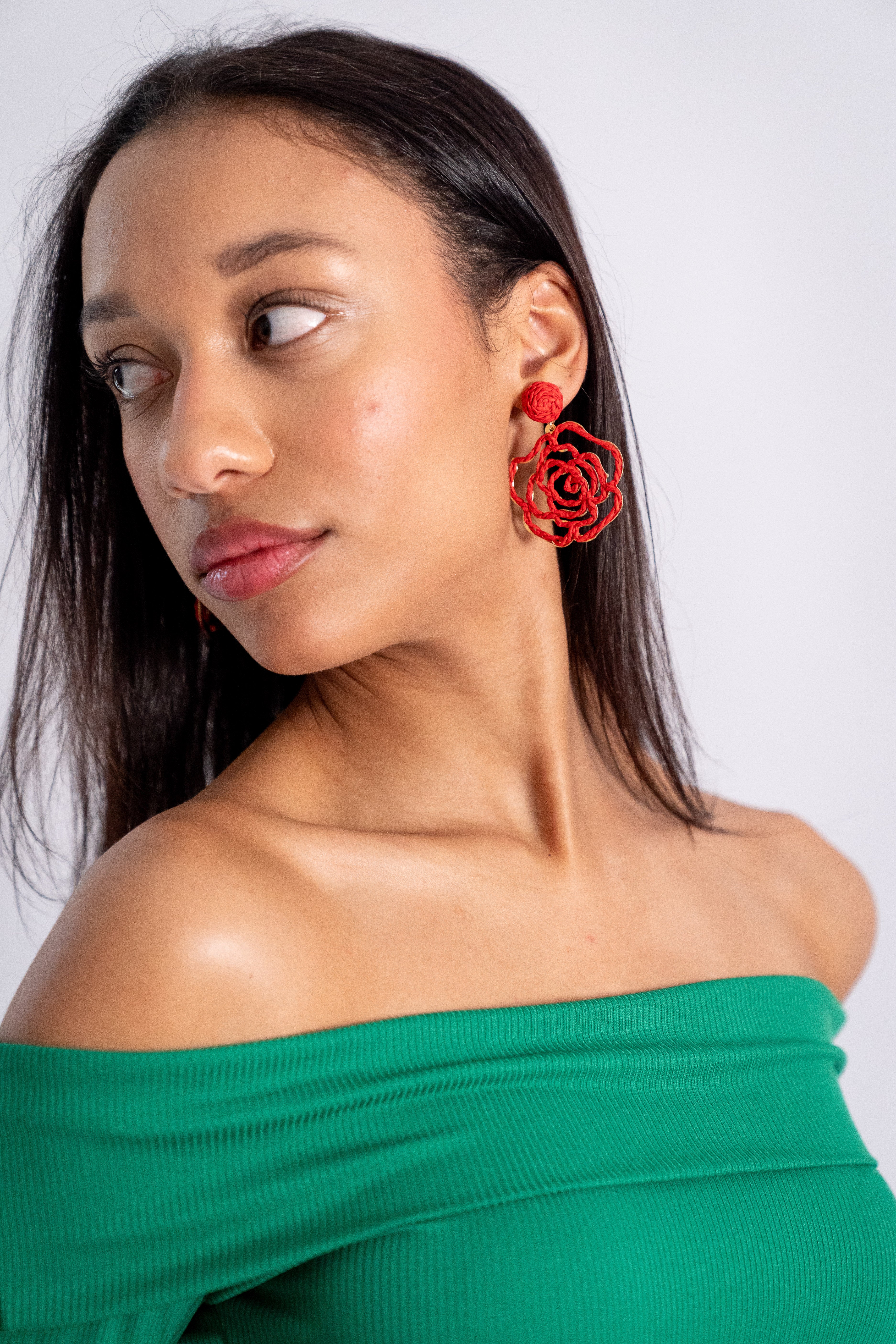 Venice Raffia Earrings