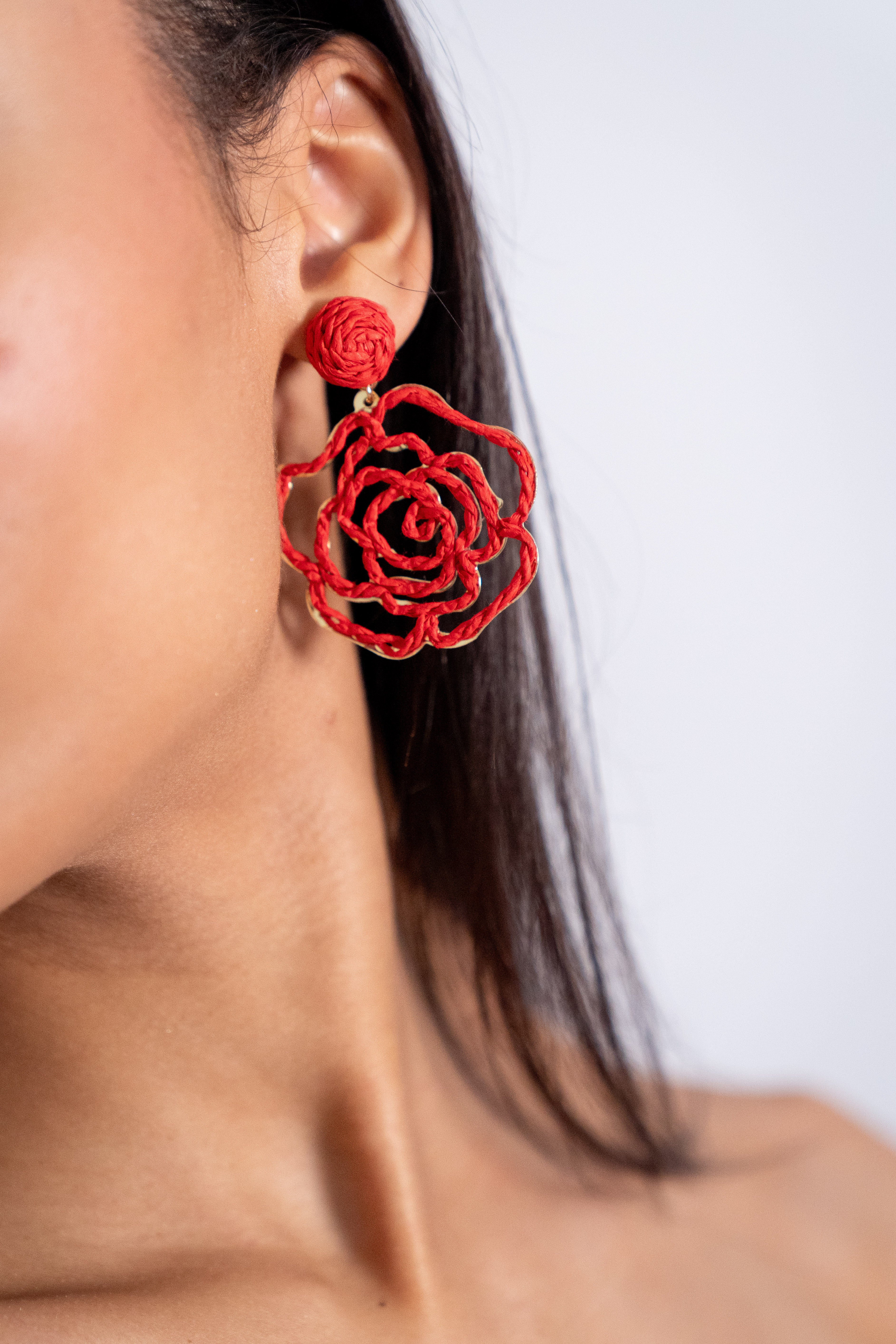 Venice Raffia Earrings