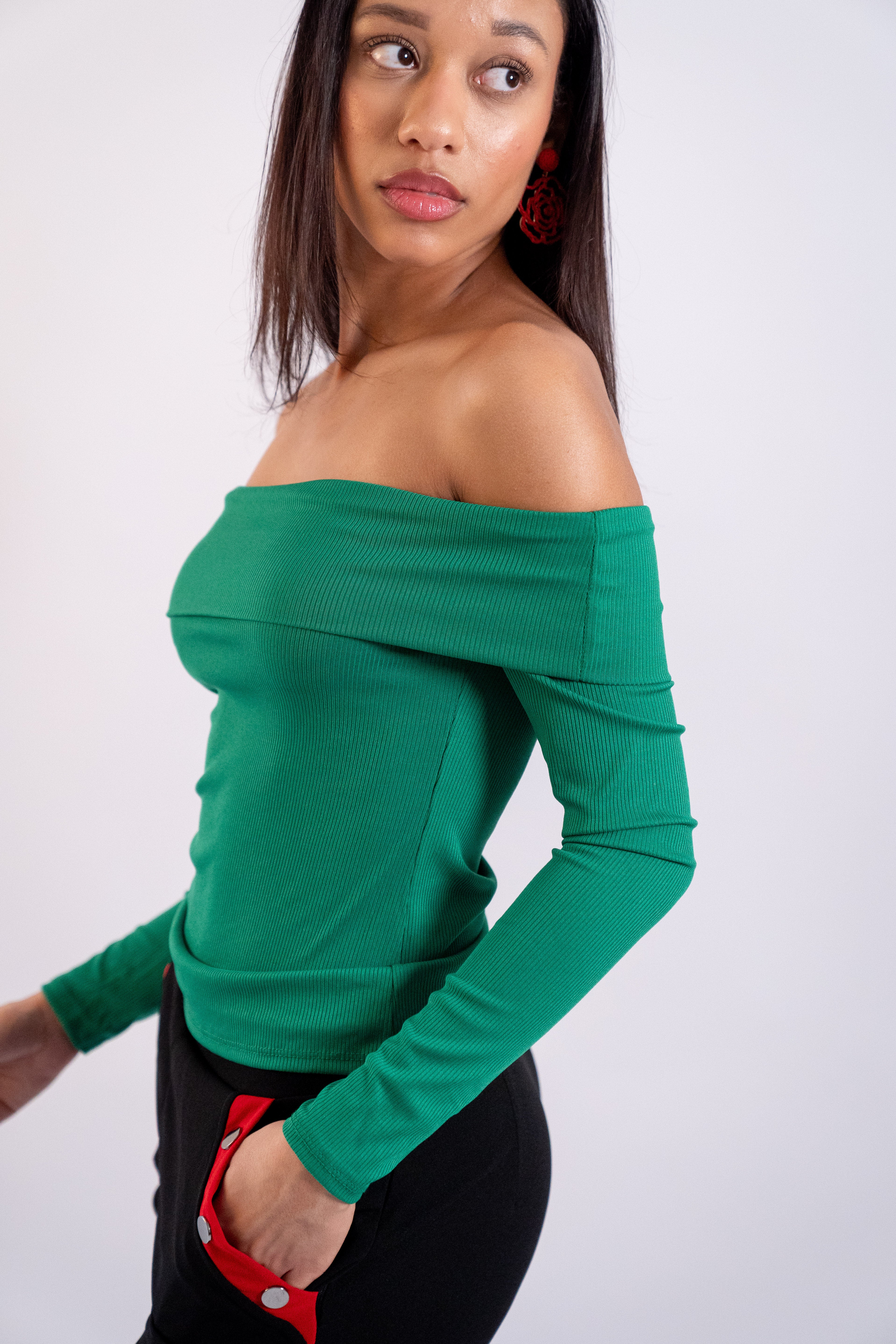 Off-shoulder top van Paulette