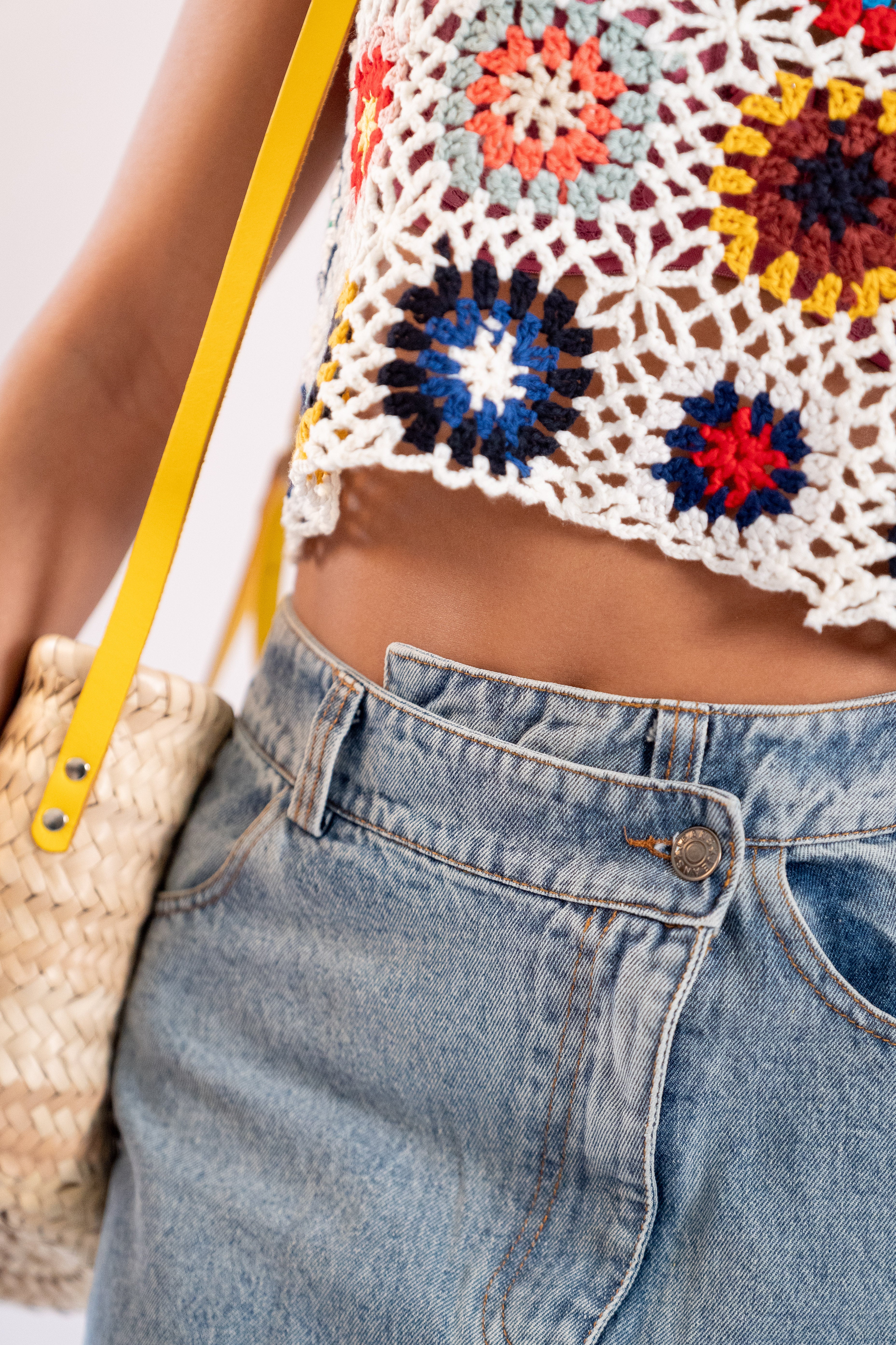 Soraya maxi denim skirt