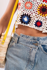 Soraya maxi denim skirt