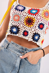 Maxi denim skirt
