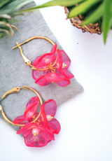 Phlox earrings bubblegumpink