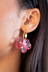 Phlox earrings bubblegumpink