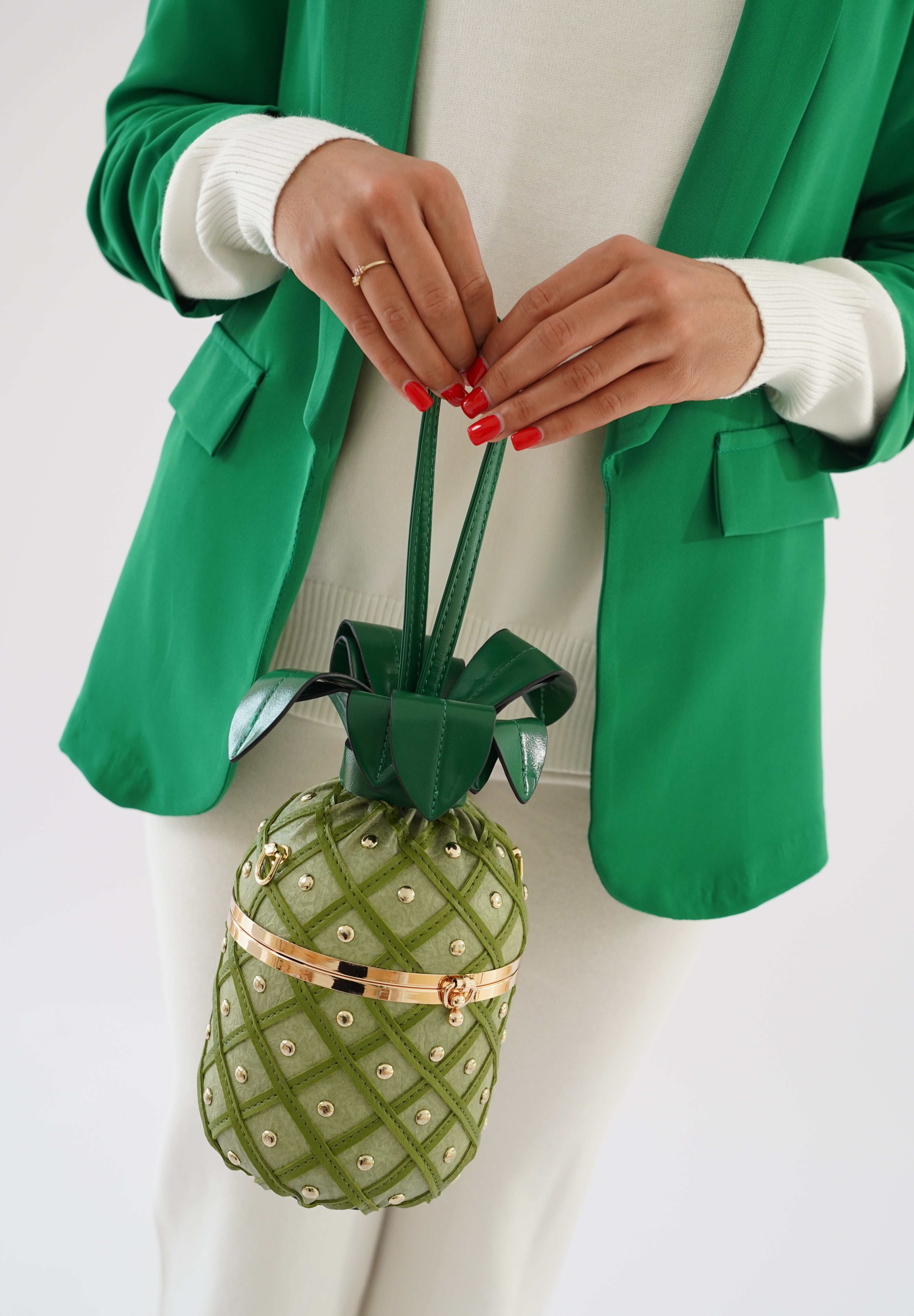 Pineapple bag lightgreen