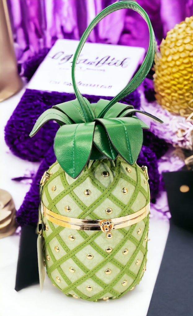 Pineapple bag light green
