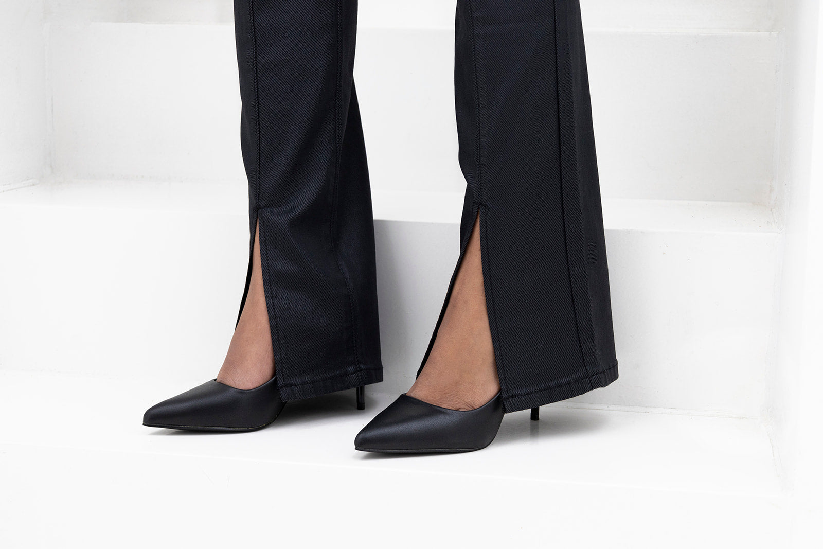 Giulina split-front pants
