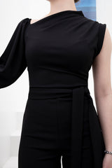 Thea One Shoulder Off Jumpsuit