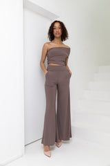 Off-shoulder broekset van Lea-Lise