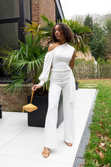 Thea One Shoulder Off Jumpsuit
