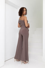 Off-shoulder broekset van Lea-Lise