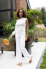 Thea One Shoulder Off Jumpsuit