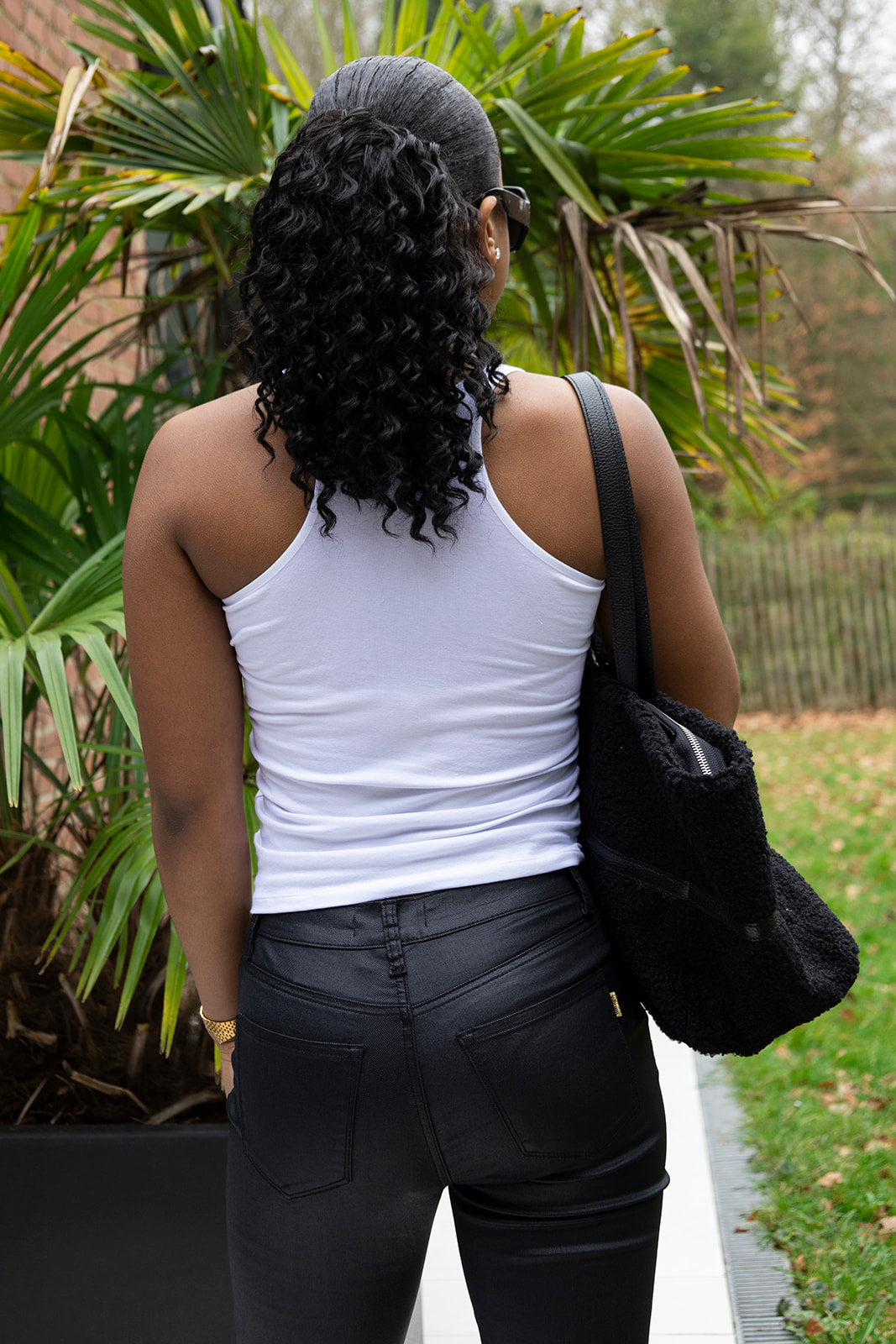 Giulina split-front pants