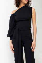Thea One Shoulder Off Jumpsuit