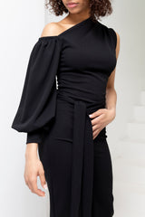 Thea One Shoulder Off Jumpsuit
