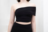 Off-shoulder broekset van Lea-Lise