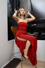 Naya jumpsuit met zijsplit