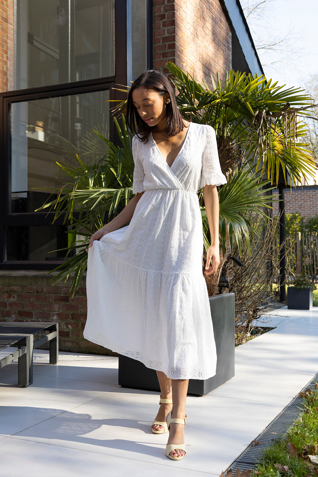 Adele summer flared dress