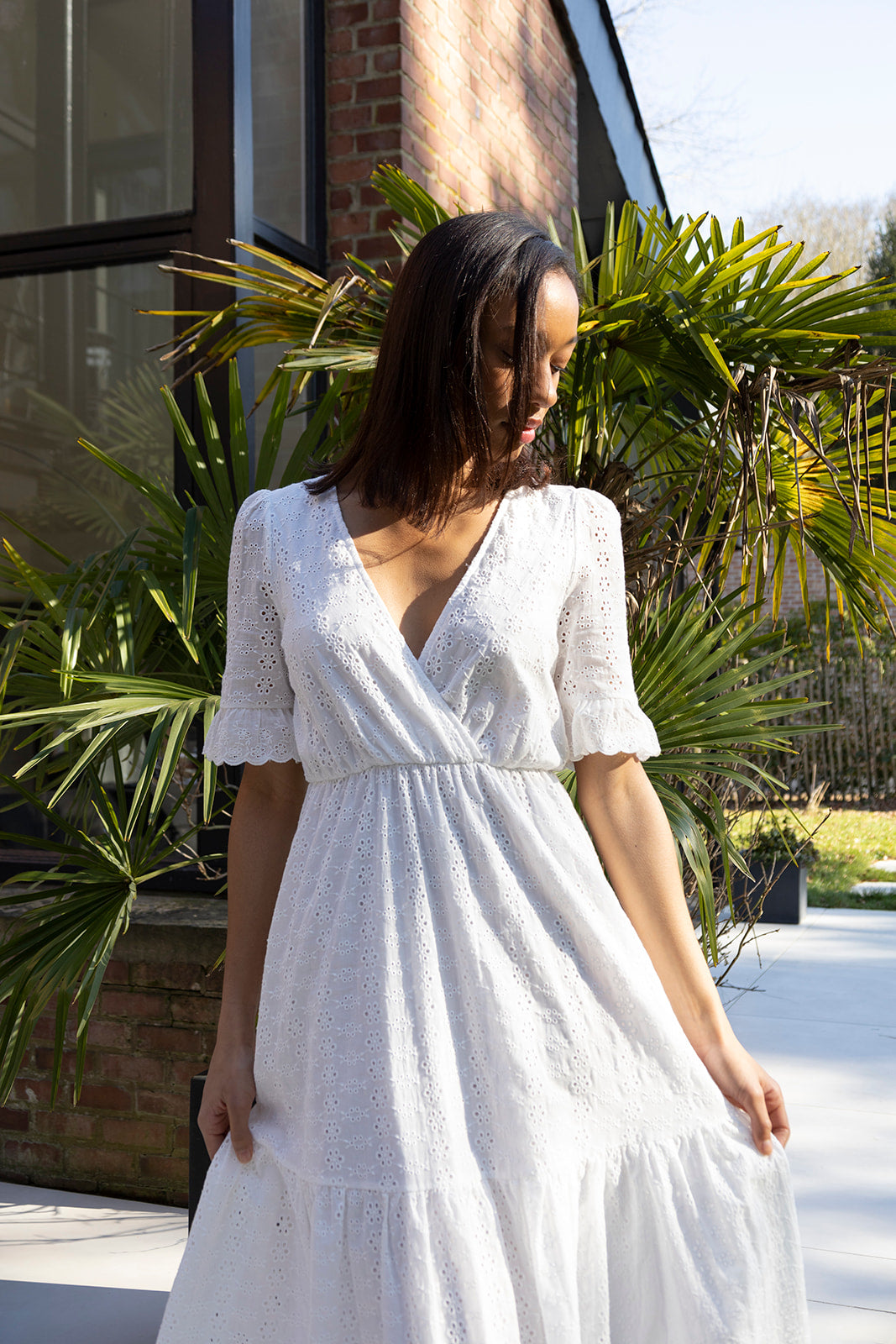 Adele summer flared dress