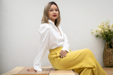 Tiara klassieke witte blouse