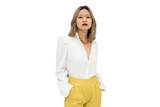 Tiara klassieke witte blouse