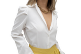 Tiara klassieke witte blouse